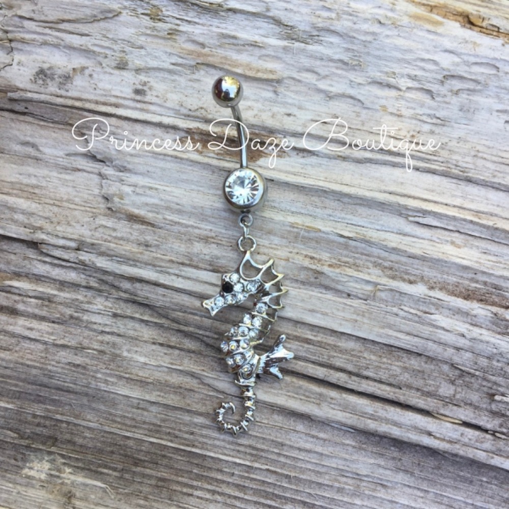 Seahorse Belly Button‎ Navel Ring